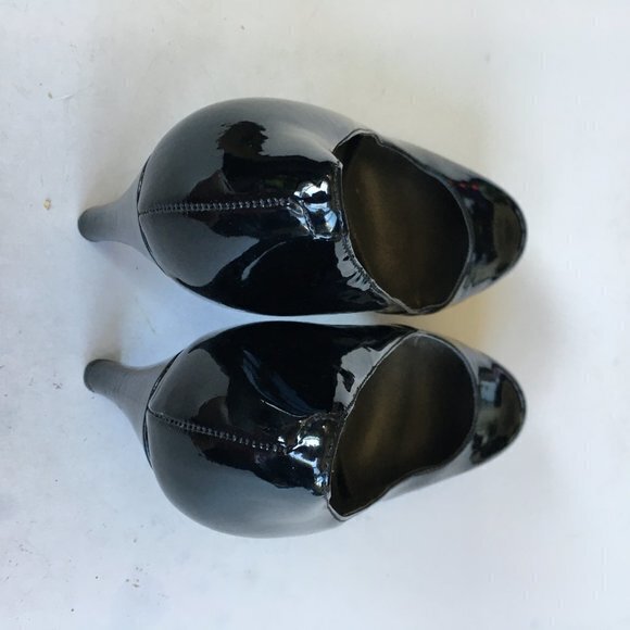 NATURALIZER LENNOX Black‎ Patent Leather Heels Pumps Womens Size 8M Work - Picture 8 of 9